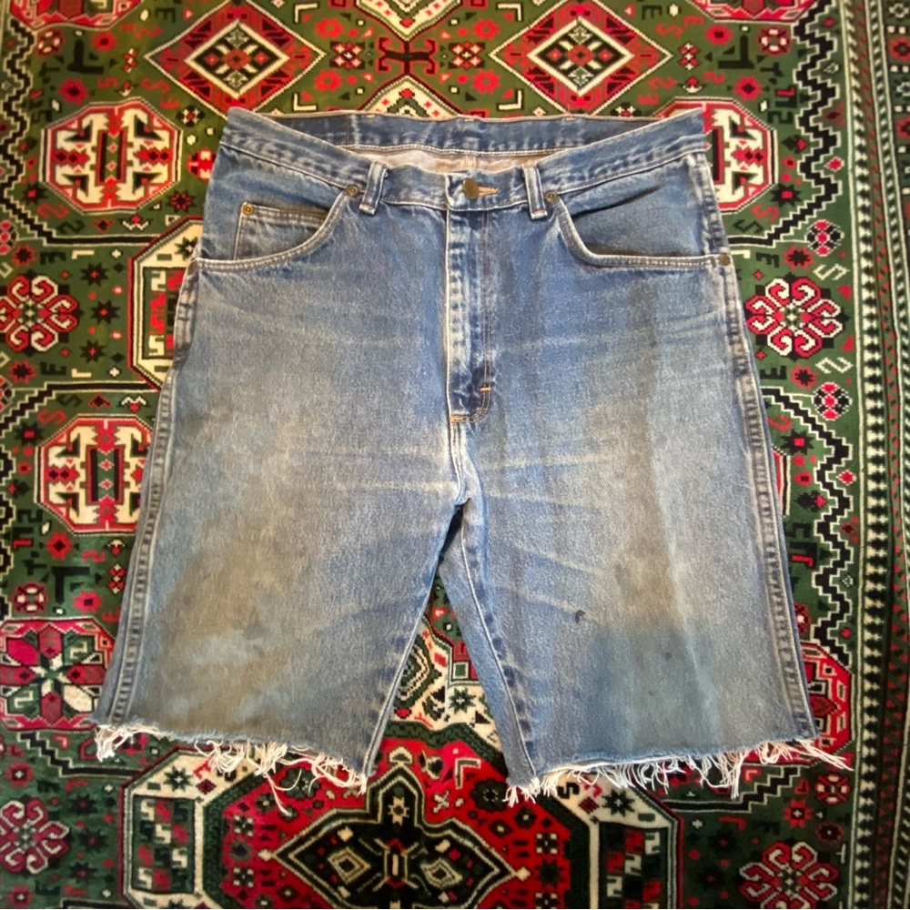 Men's Blue Denim Shorts
